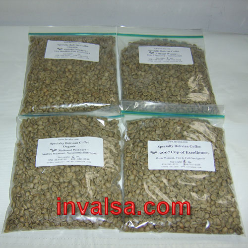 Special Lots Sampler Pack 2B: Four one-pound green coffees